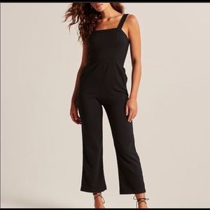 Black cropped jumpsuit from Abercrombie brand new